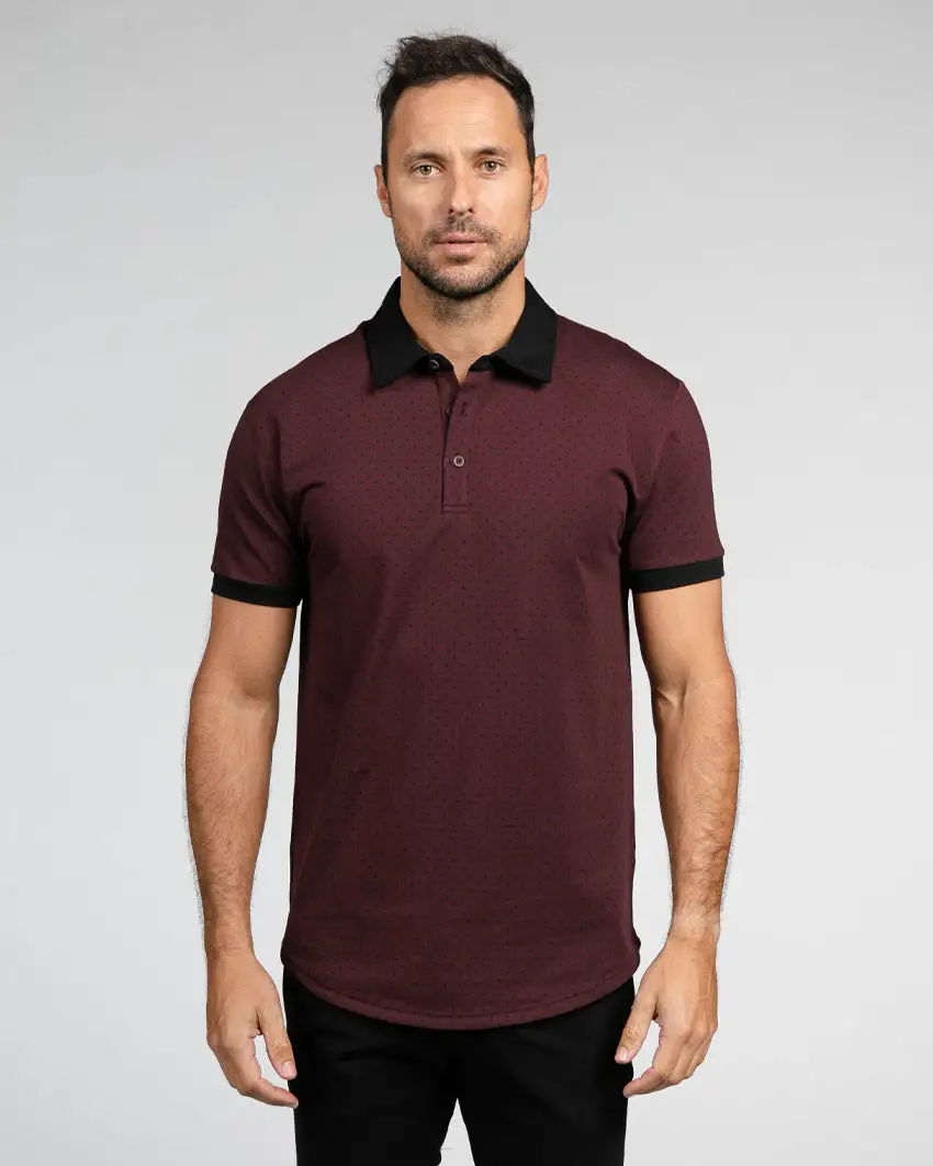 Drop-Cut: Lux Dotted Polo
