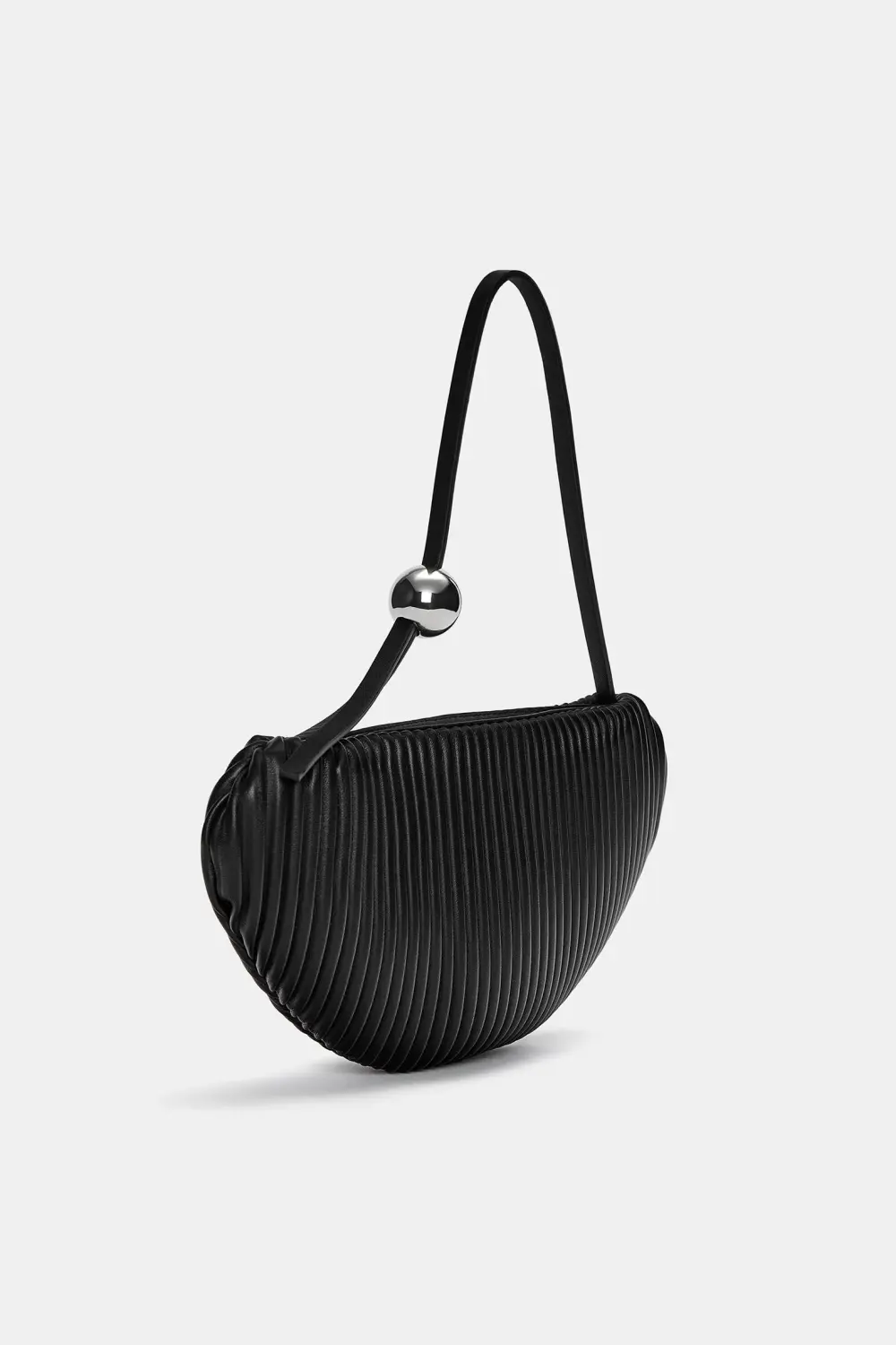 Bolso de hombro pliegues piel Chet Lo