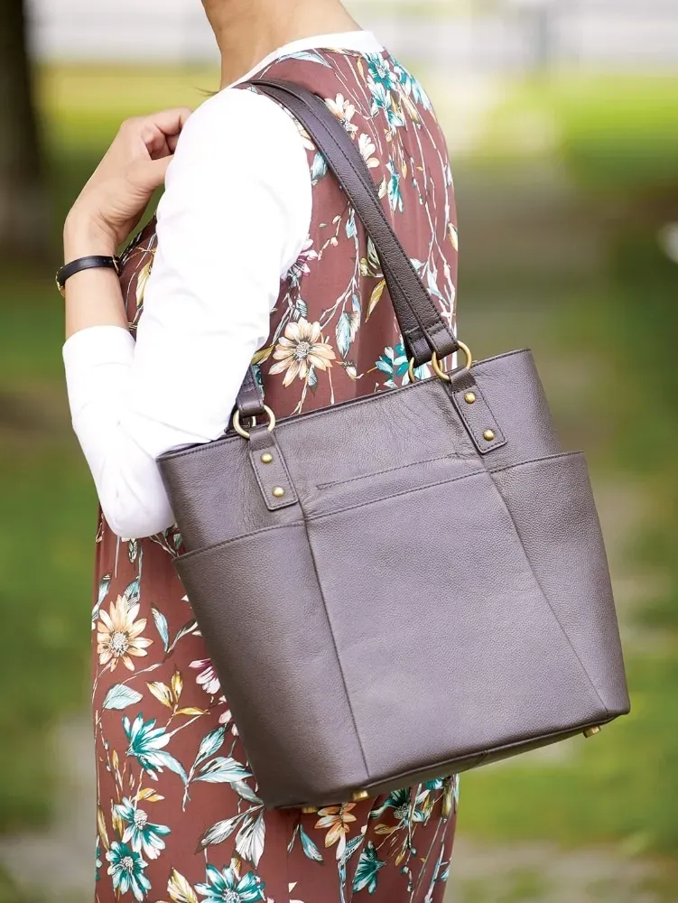 Ella Simone Weston Everyday Leather Tote