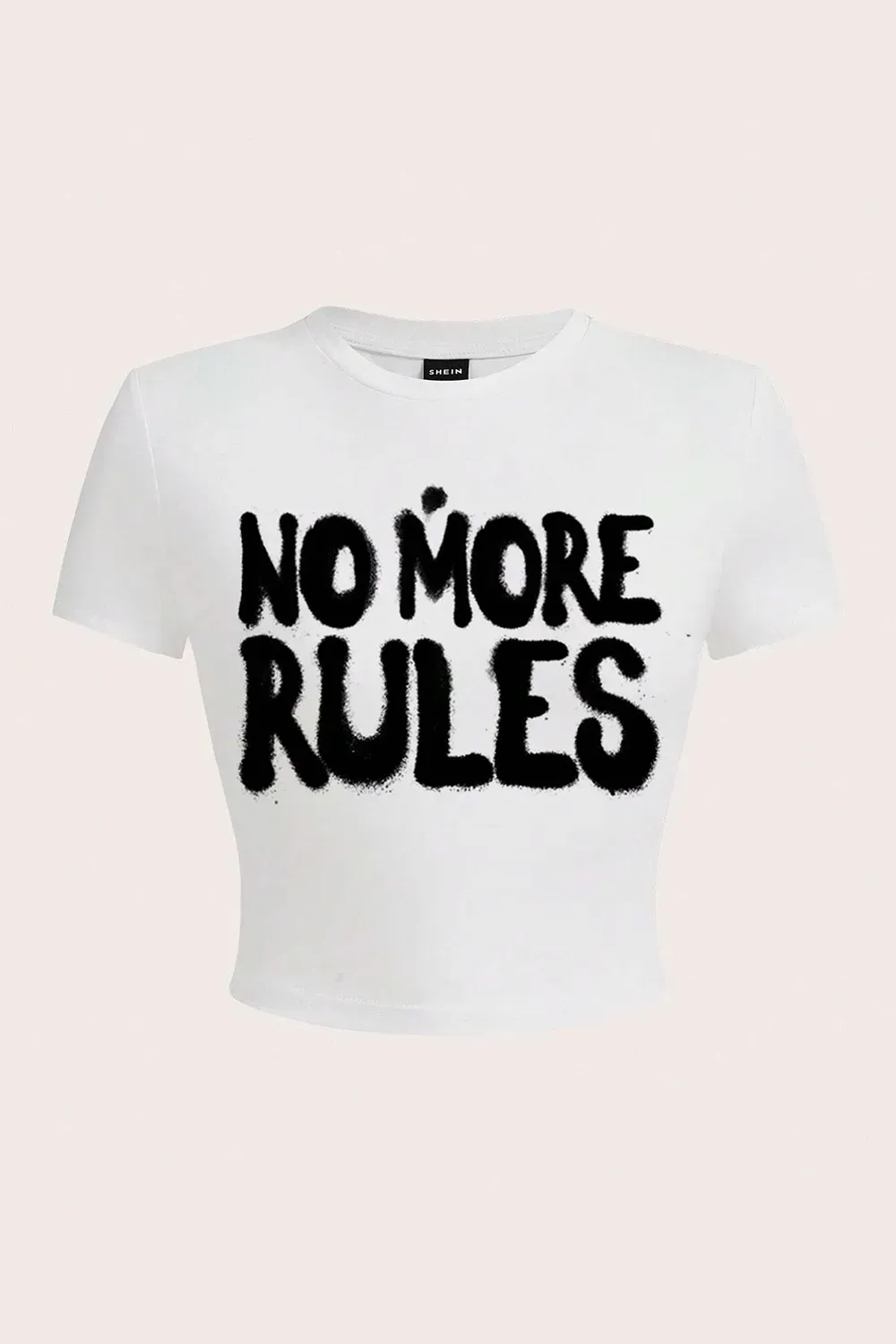 Ladies casual simple letter short sleeve T-shirt