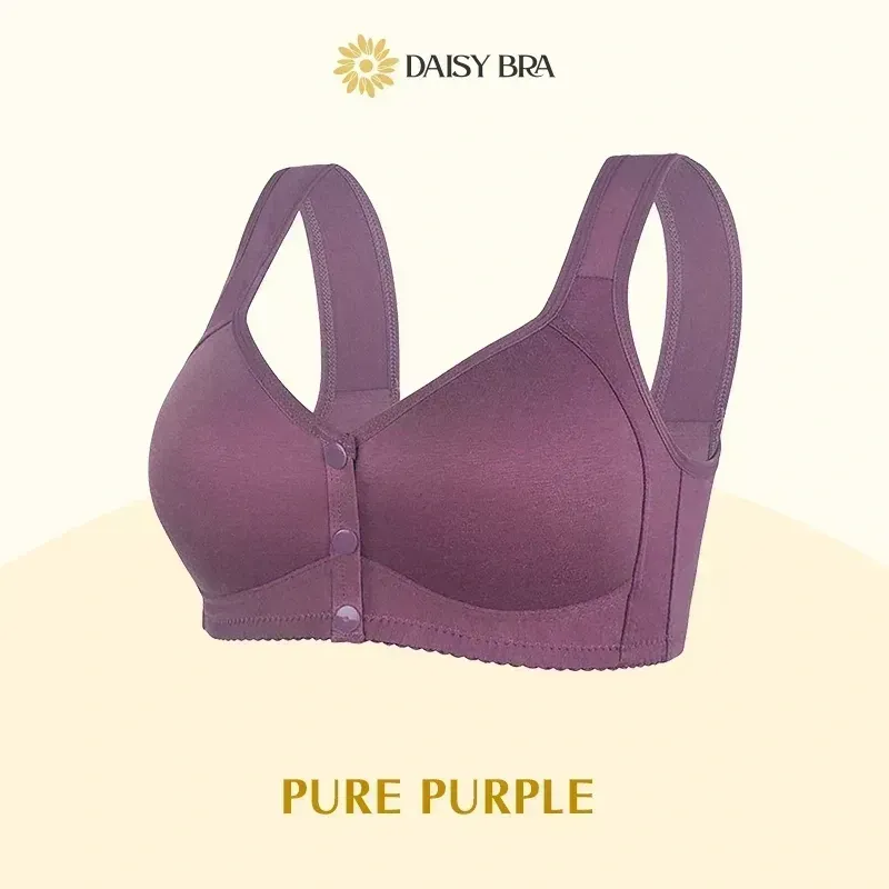 10-Pack Women's Bra - Comfortable & Convenient Front Button Bra