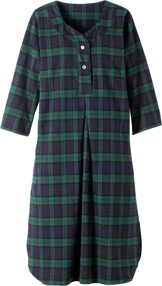 Women's Portuguese Cotton Flannel Nightshirt