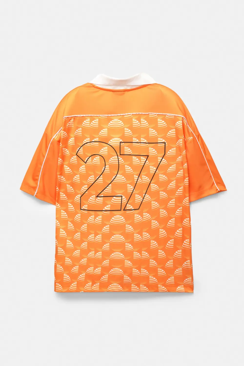 Orange polo collar T-shirt STWD