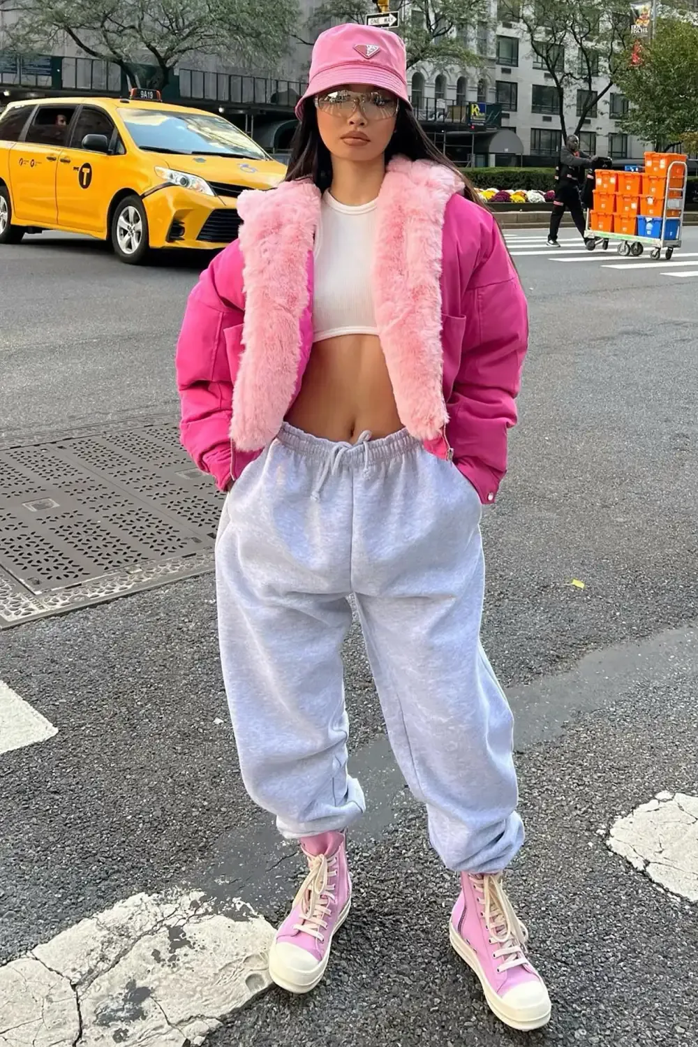 Don't Keep Your Cool Puffer Jacket - Pink