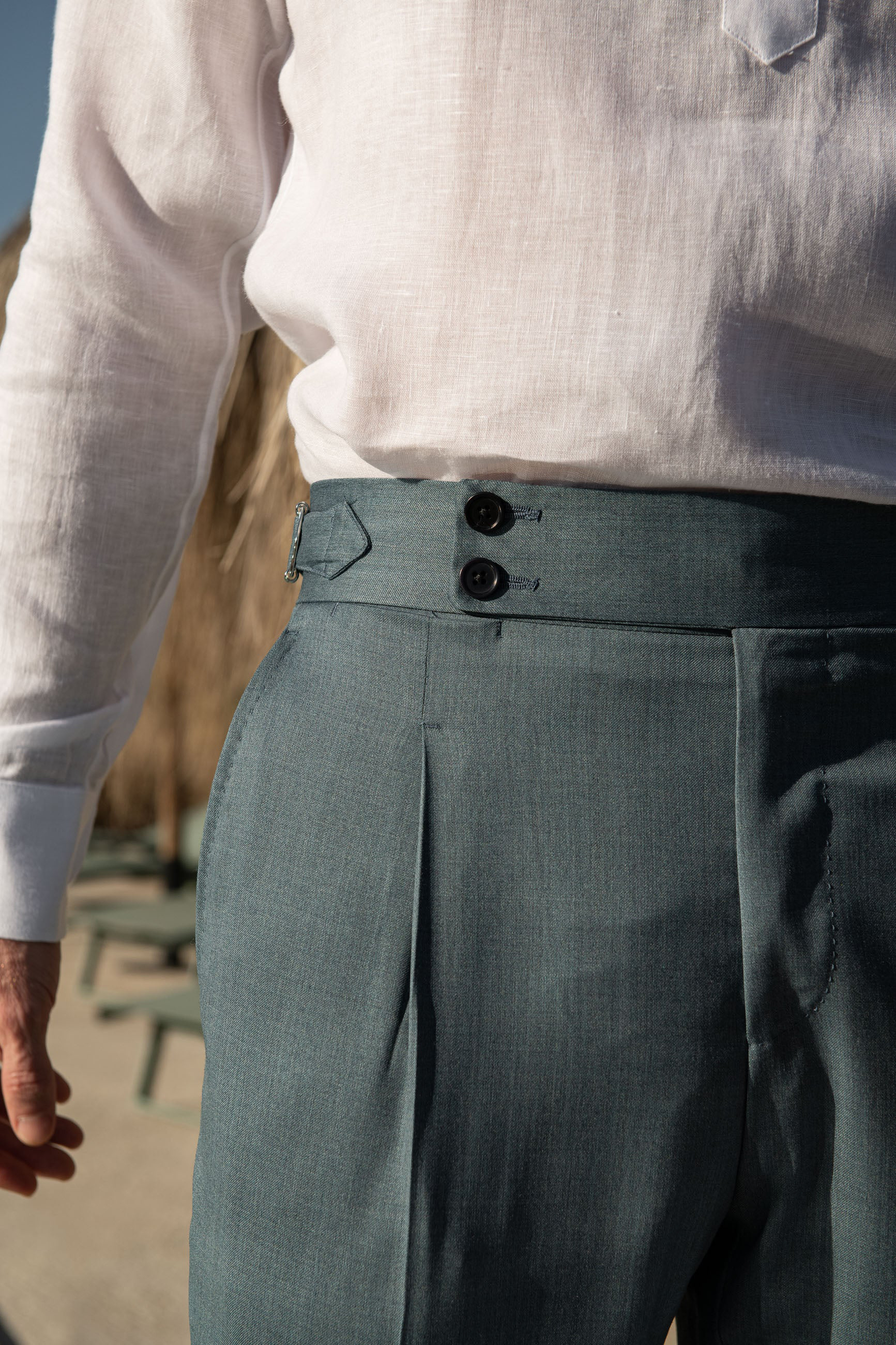 Water Green Trousers