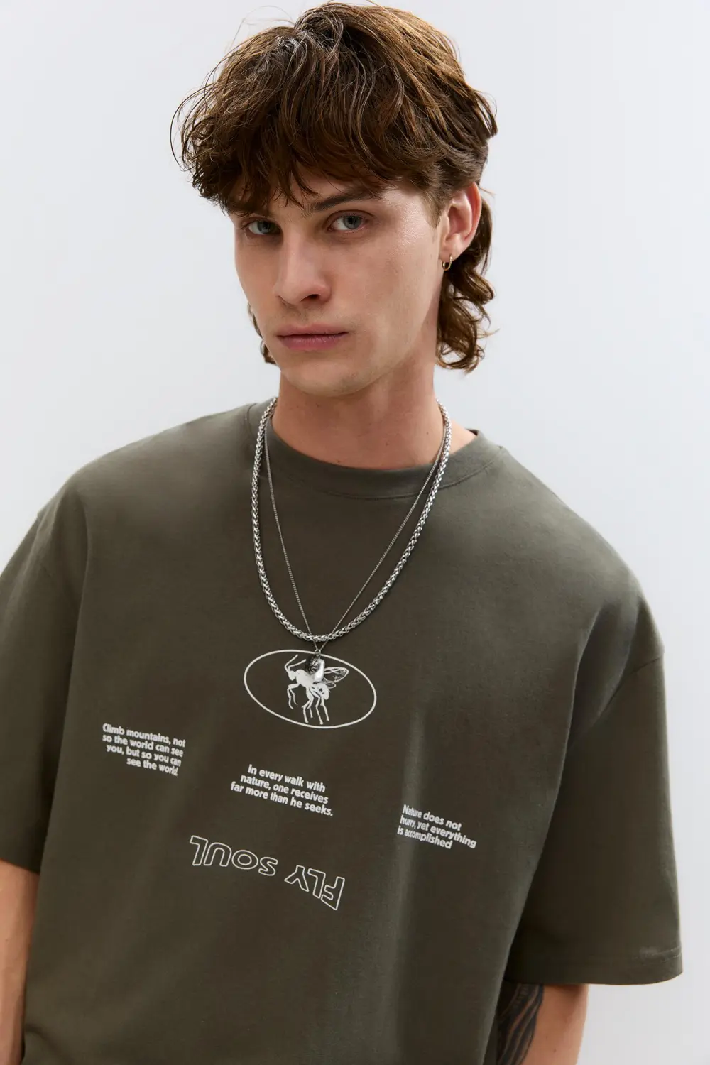 Short sleeve printed T-shirt
