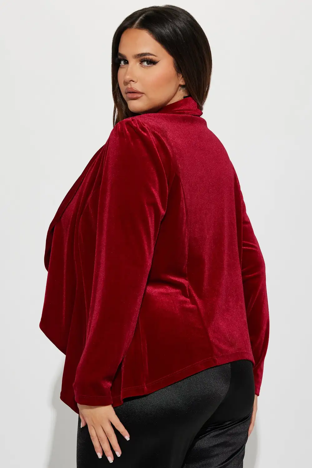 Meet And Greet Velvet Blazer - Red
