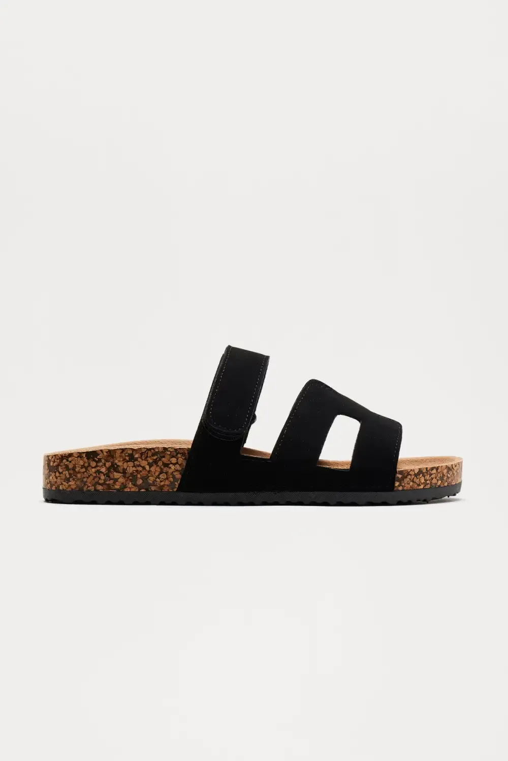 Kindra Cork Sandals - Black
