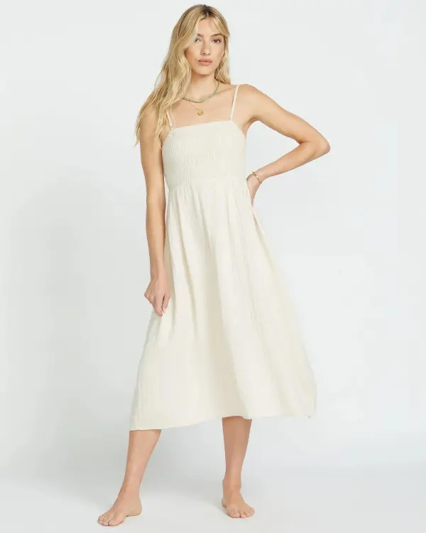 Off The Coast Dress - Whitecap