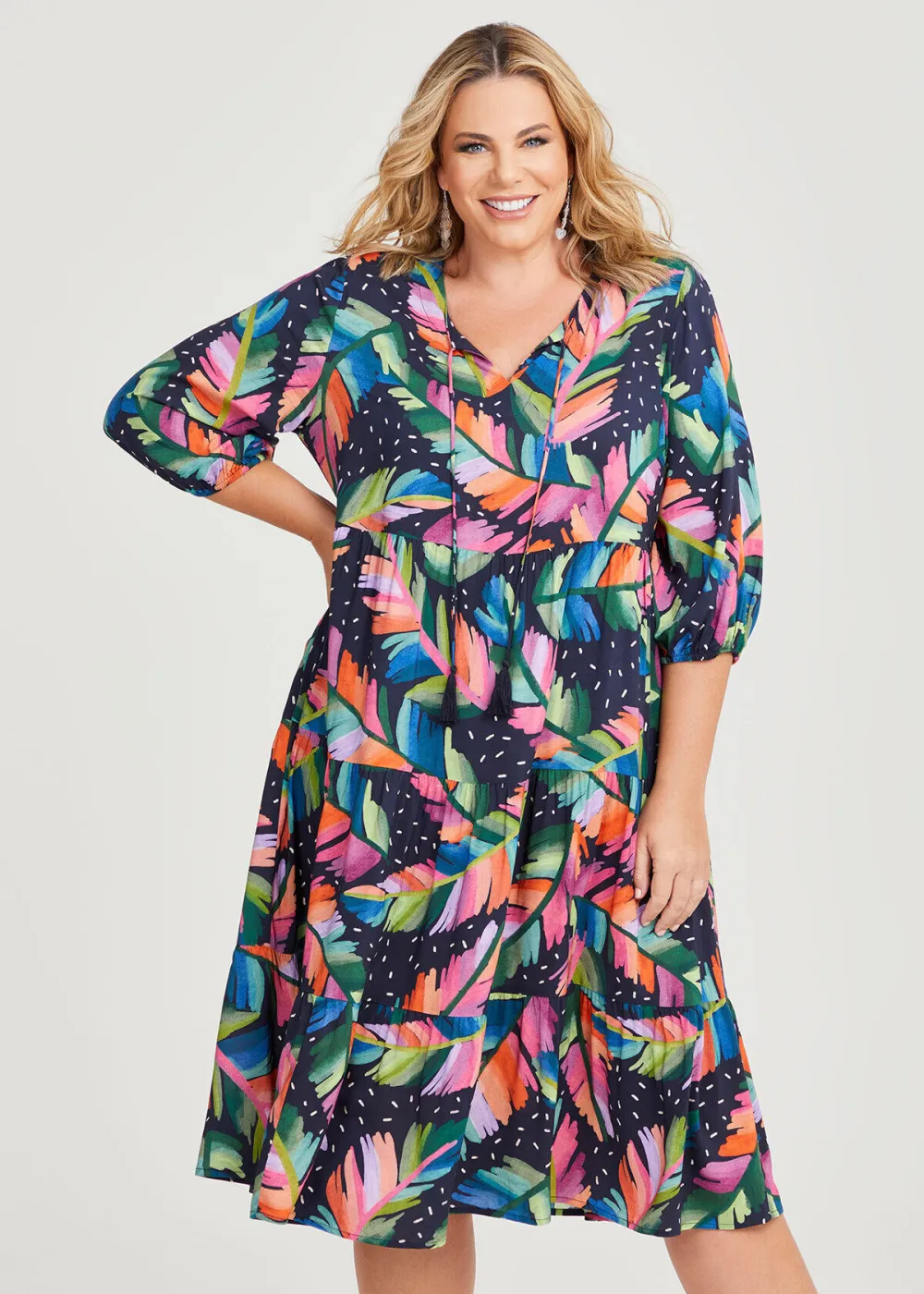 Natural Dreamy Tropics Dress