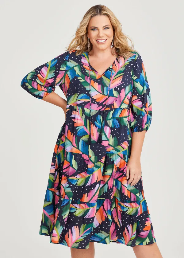 Natural Dreamy Tropics Dress