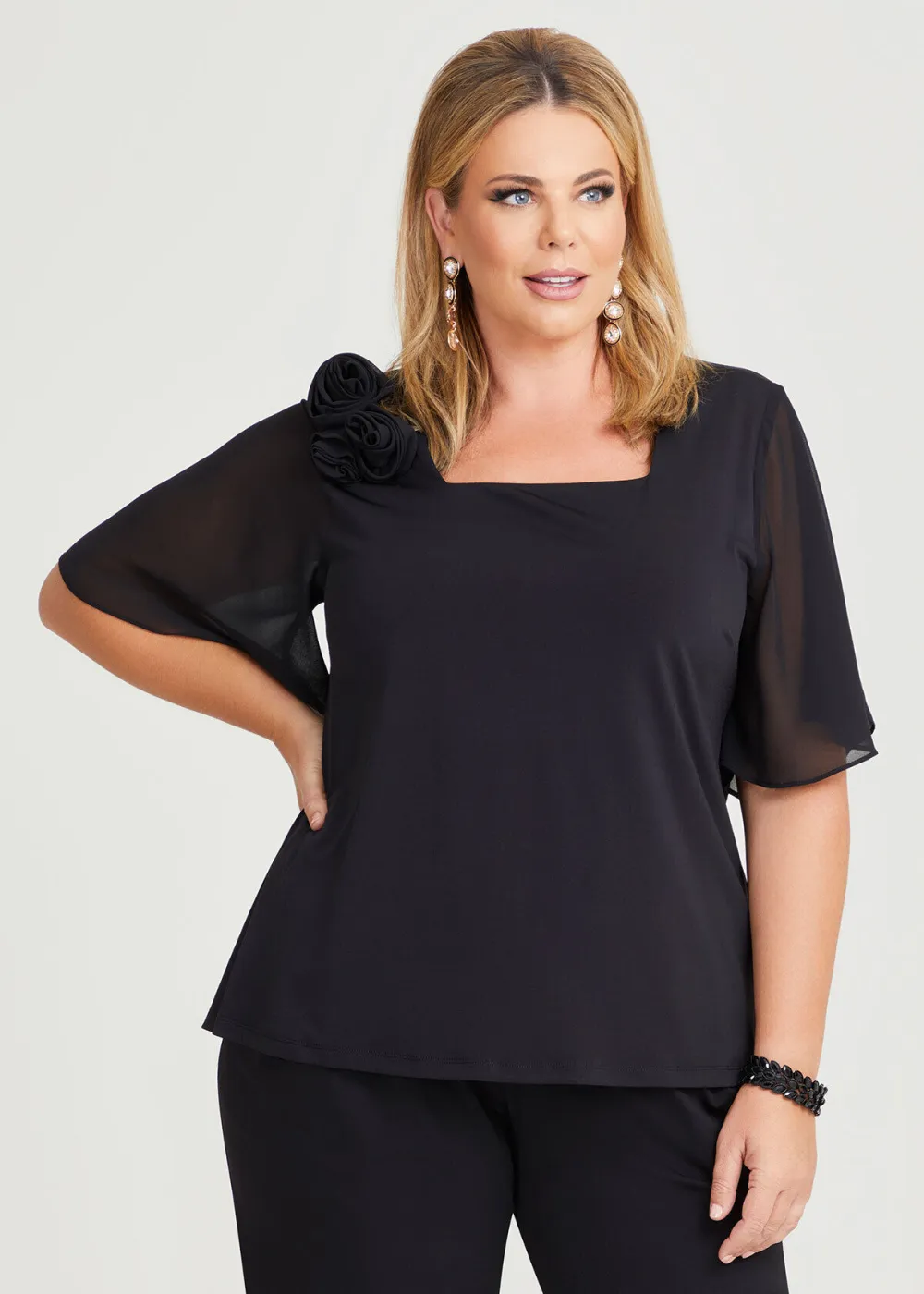 Corsage Party Top