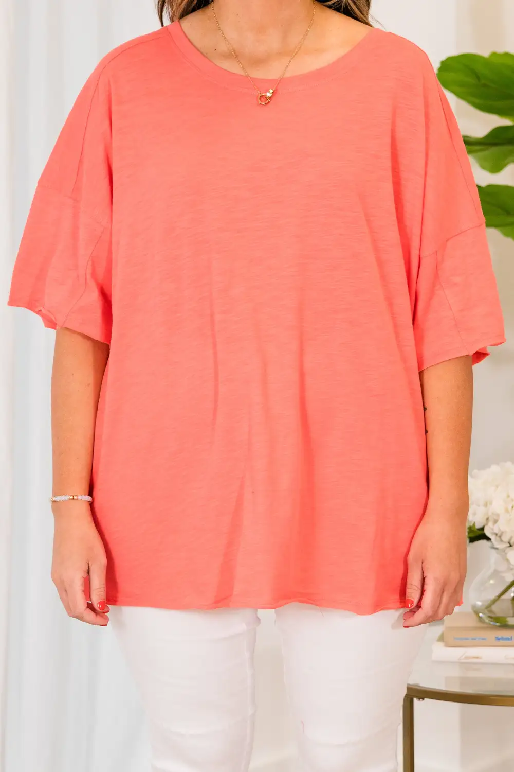 Make You Happy Top, Coral
