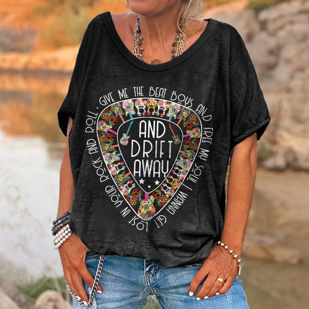 Give Me The Beat Boys And Free My Soul Printed Women's T-shirt