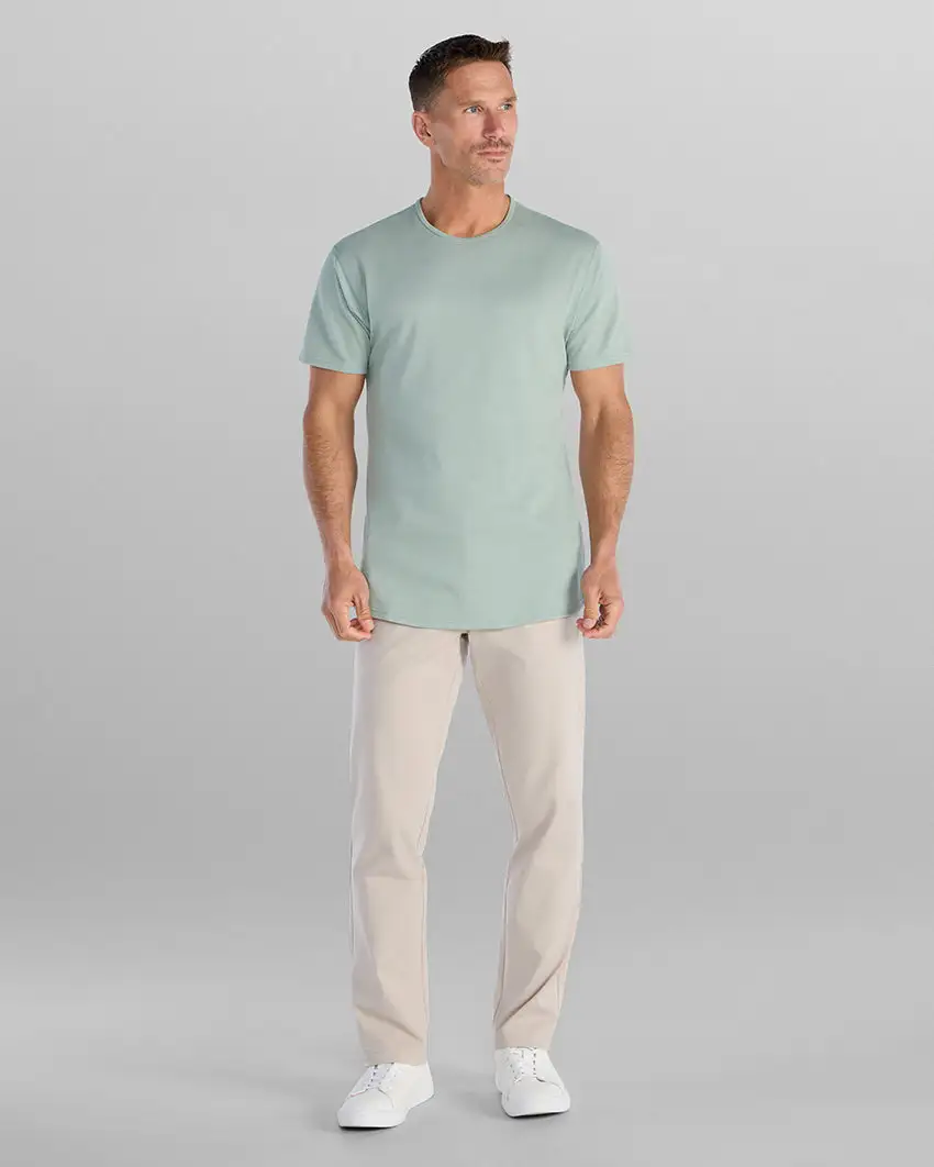 Bayside Short Sleeve Drop-Cut