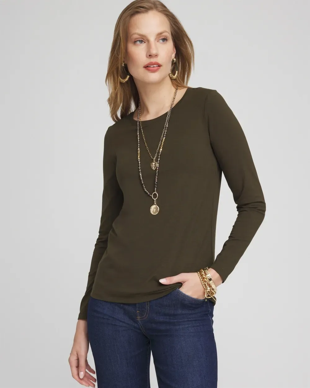 Touch of CoolTM Long Sleeve Tee