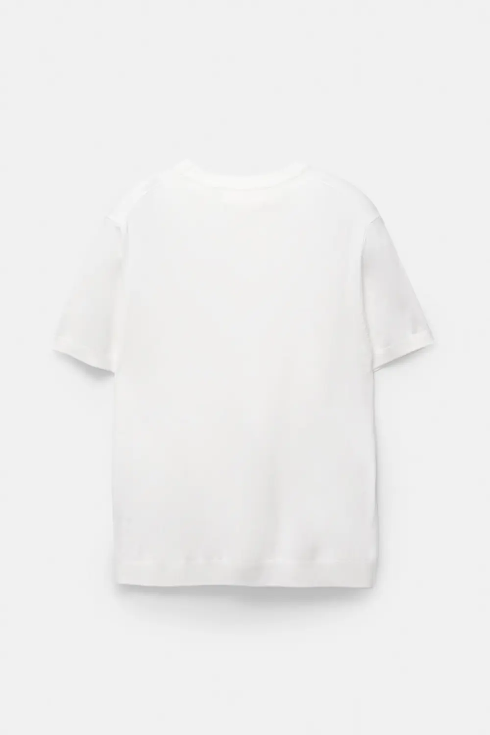 Short sleeve knit T-shirt