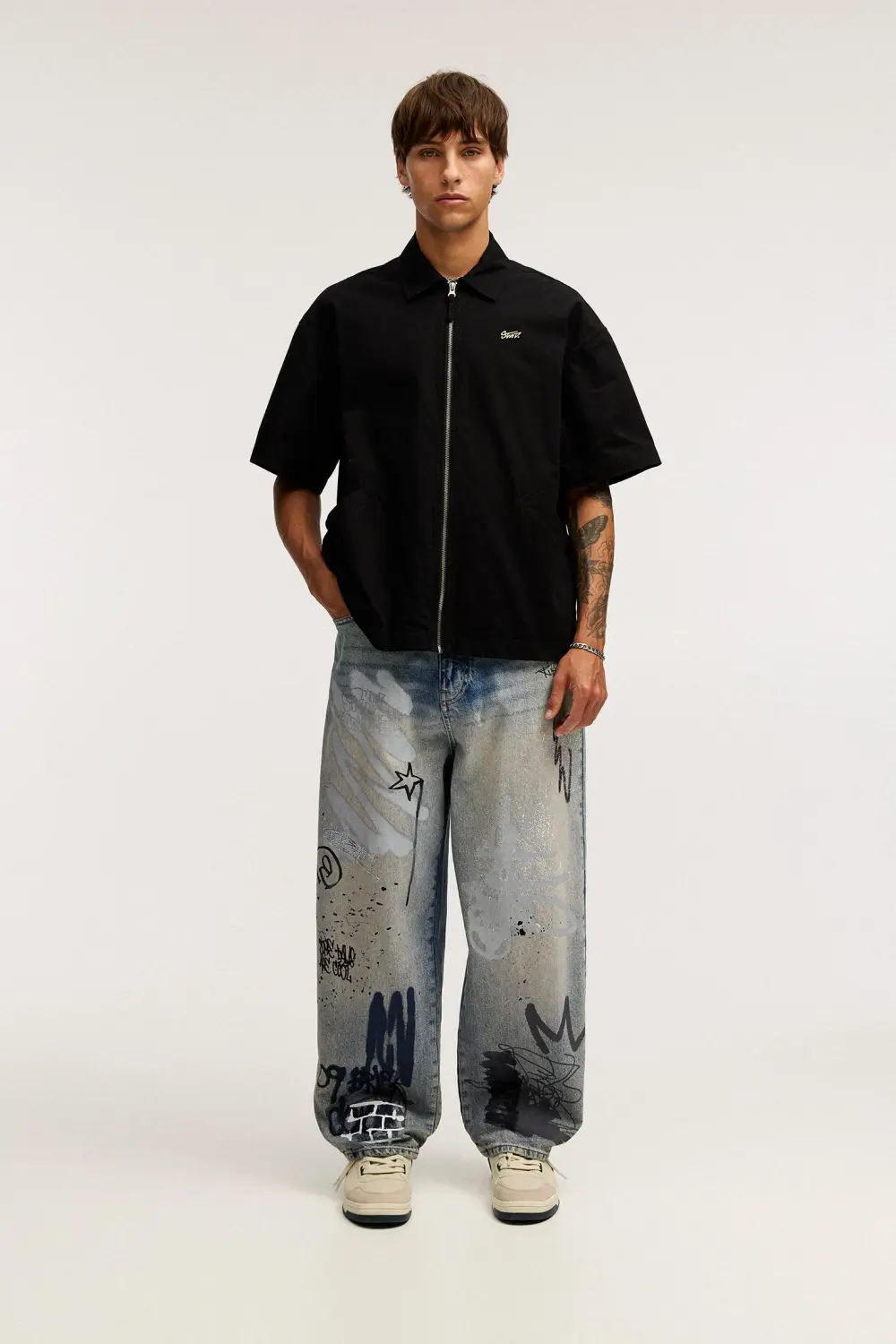 Graffiti skater jeans