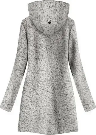 Light gray ladies short coat