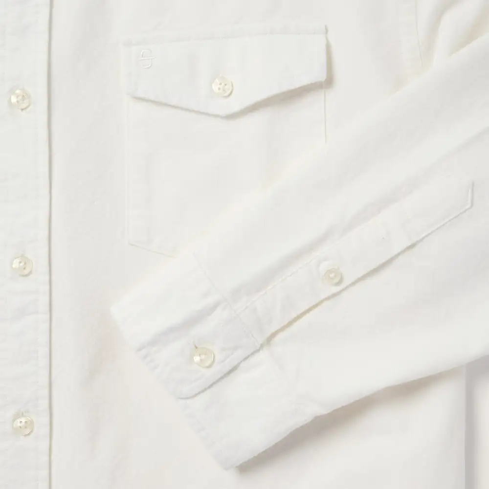 Peached Oxford Button-Down Shirt