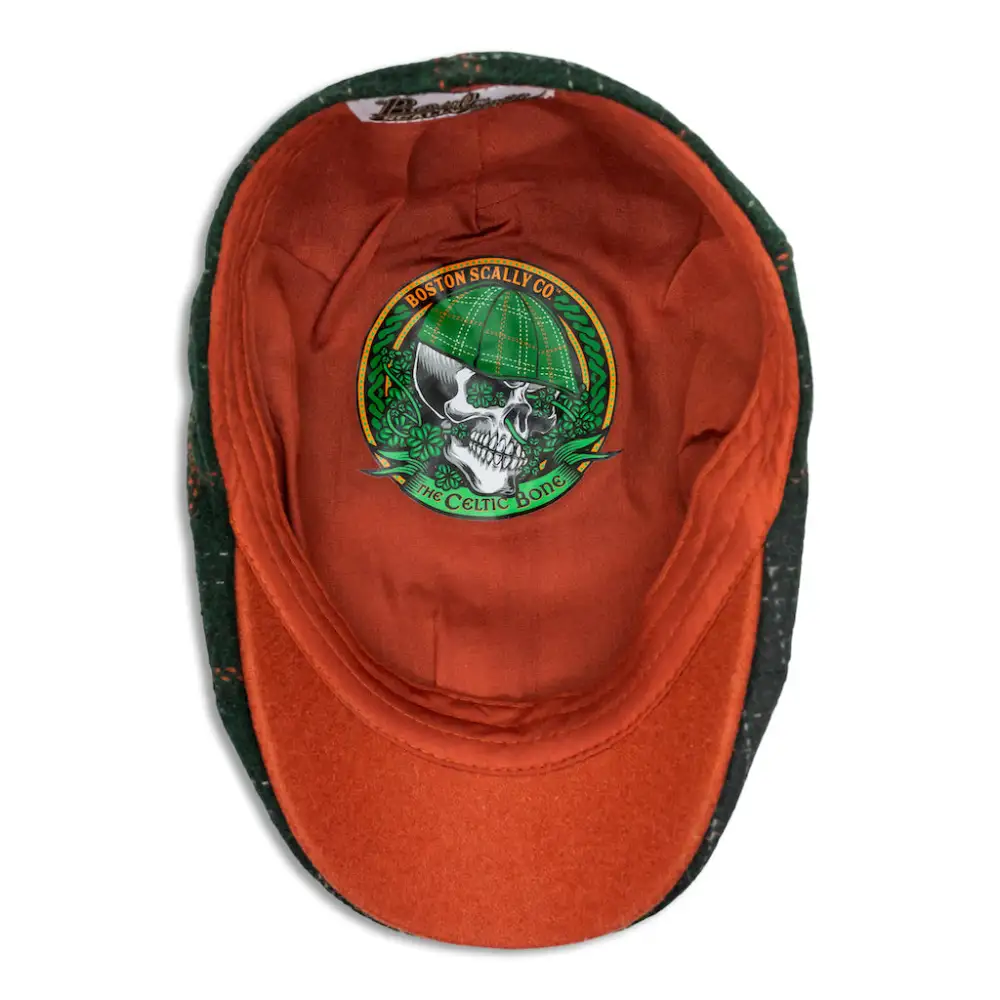 The Celtic Bone Boston Scally Cap - Green