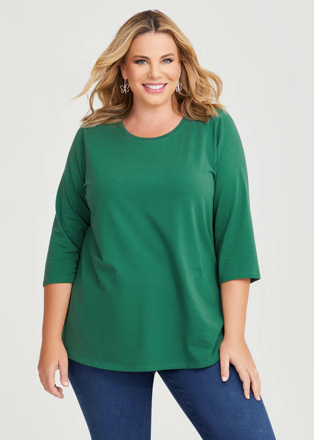 Australian Cotton 3/4 T-Shirt