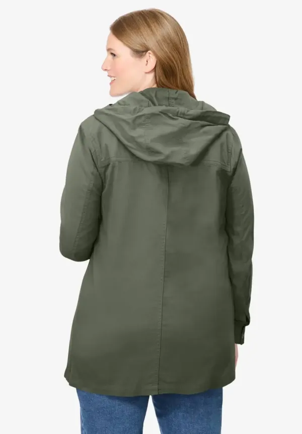 Lightweight Utility Hoodie Jacket