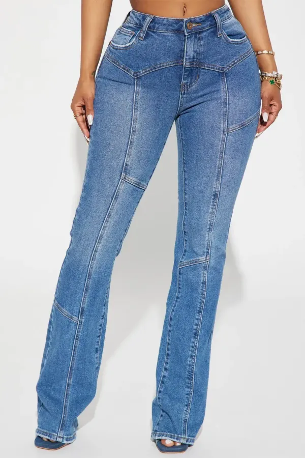 Cheyenne High Rise Bootcut Jeans - Medium Wash