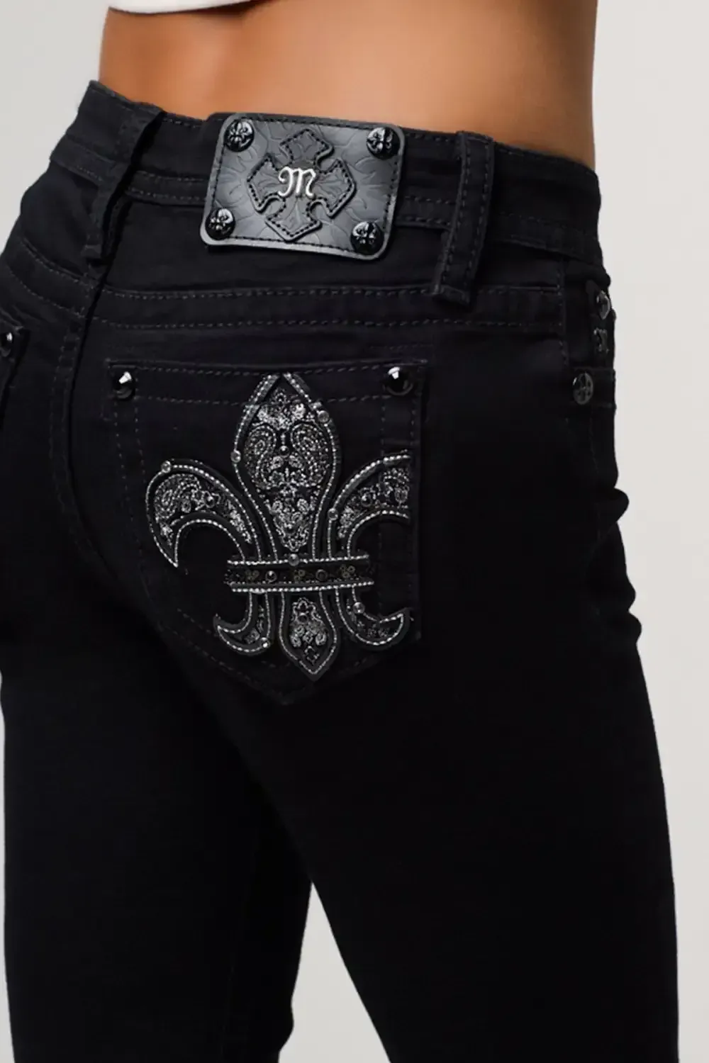 Fleur in Carbon Bootcut Jeans