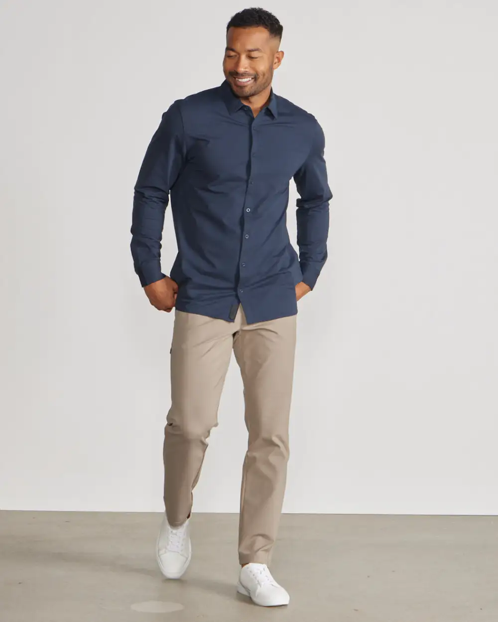 Vista Stretch Long Sleeve Button Down