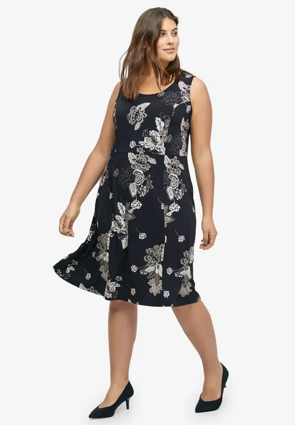 Knit Fit and Flare Knit Dress