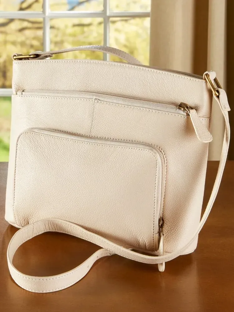 Ella Simone Leather Crossbody Bag