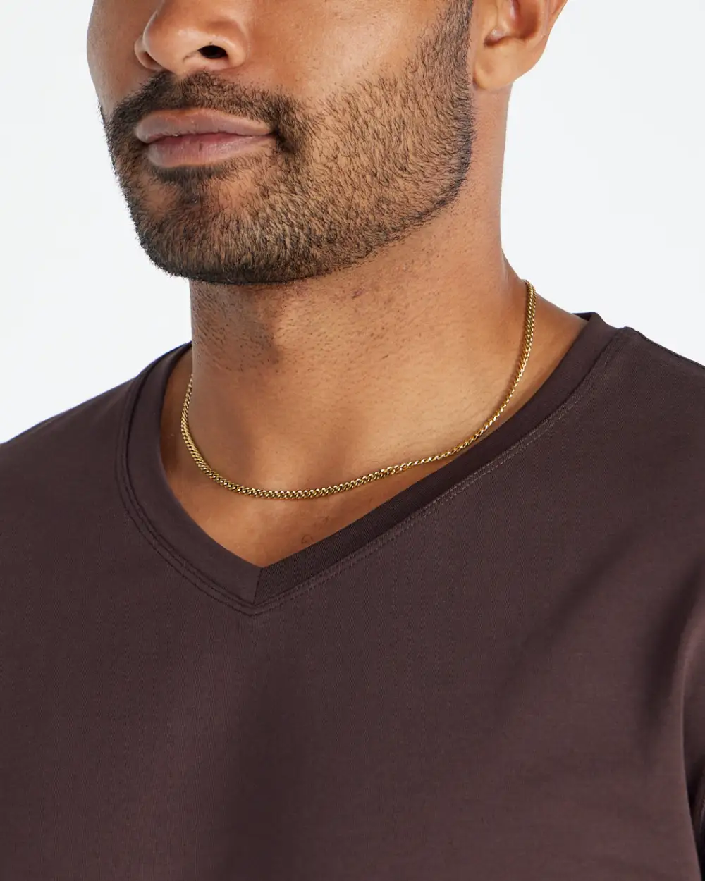 Drop-Cut V-Neck: Lux