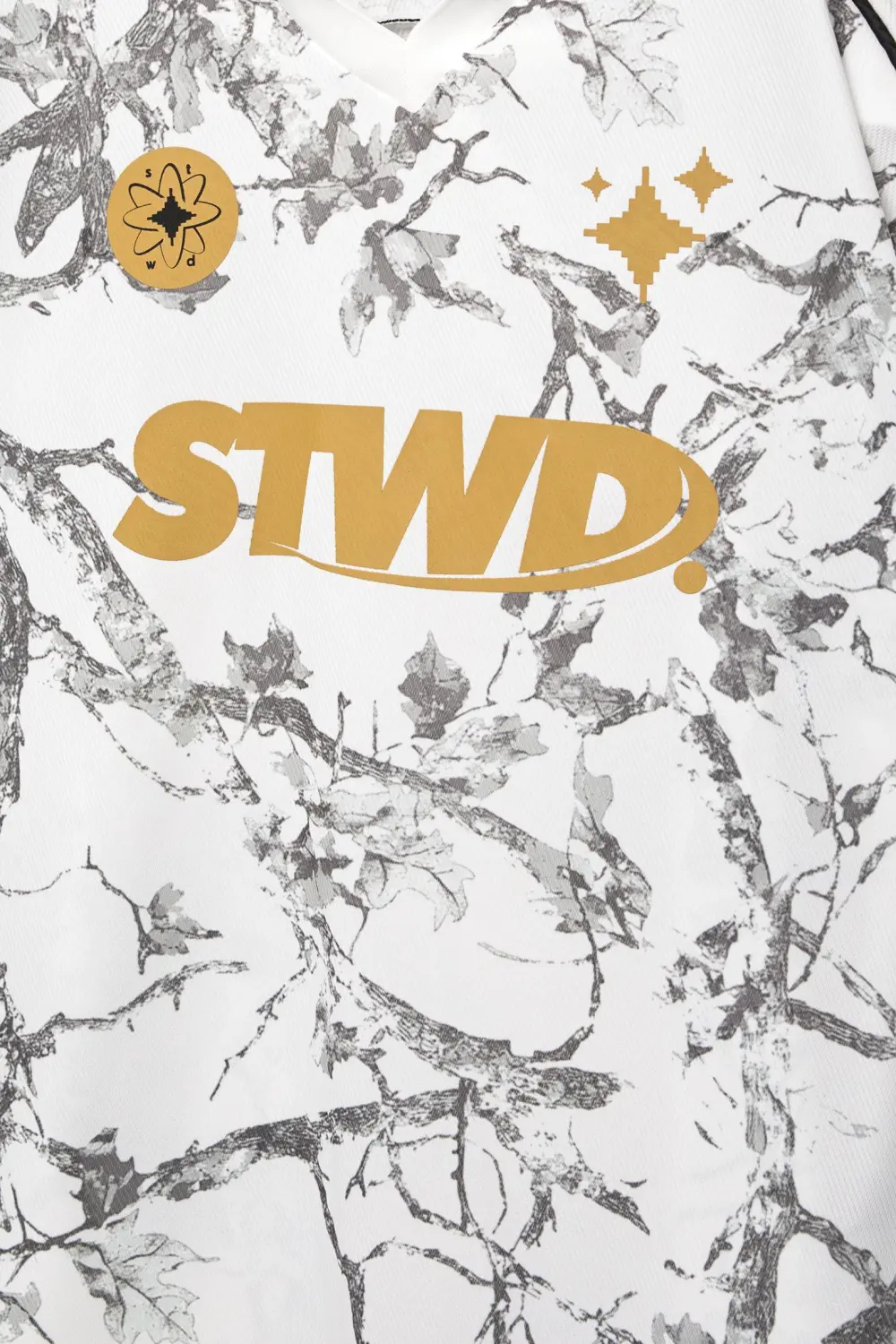 STWD polo collar T-shirt
