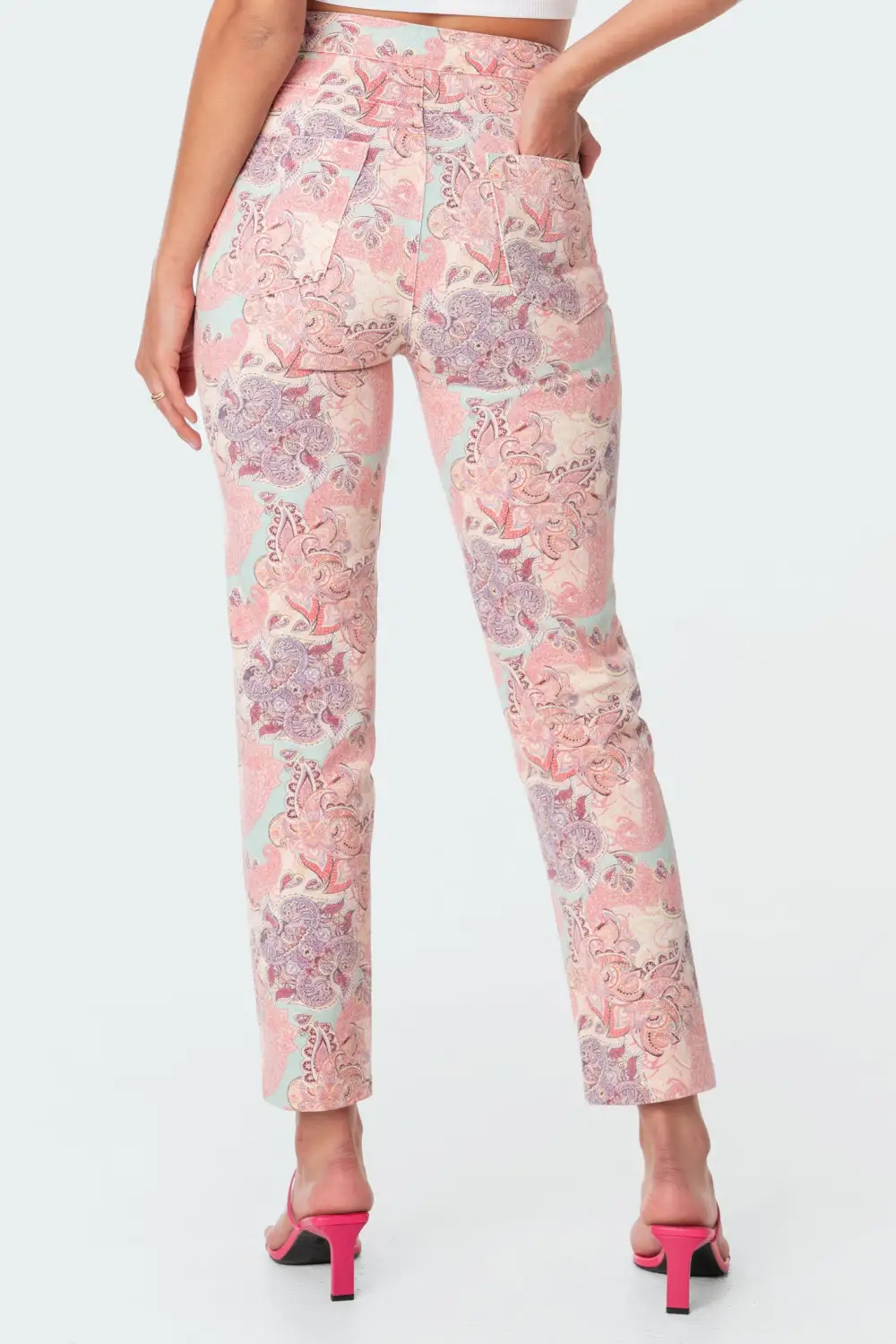 Paisley Wash Mom Jeans