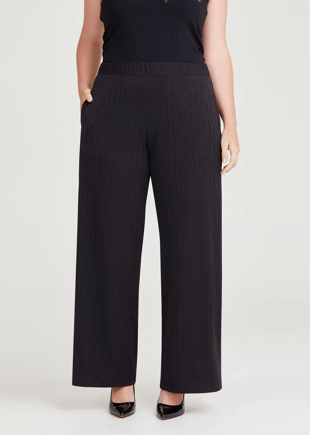 Arryn Lurex Wide Leg Pant