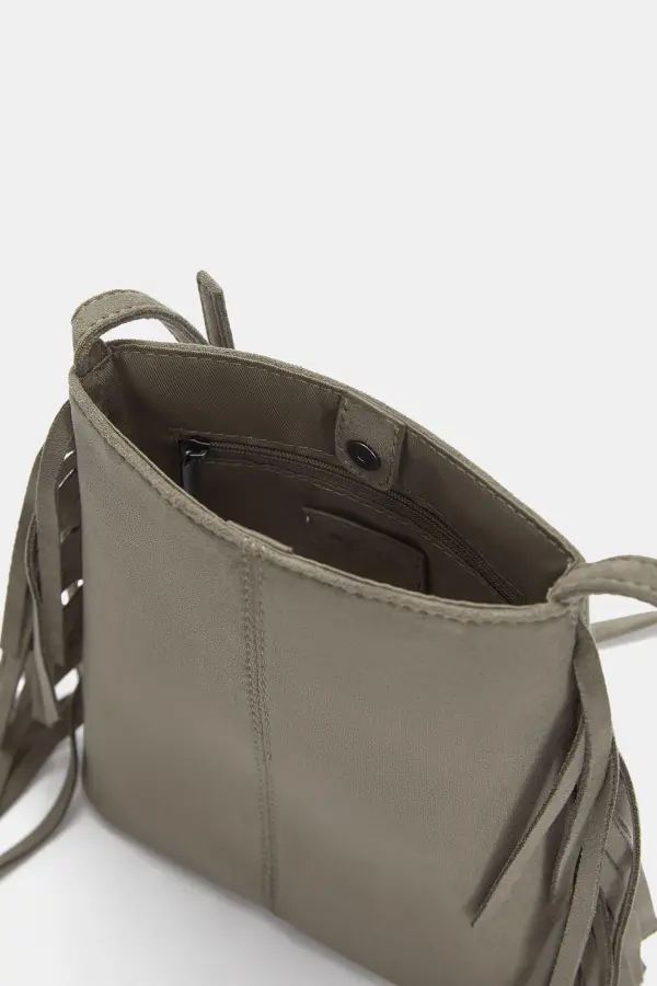 Bolso bandolera flecos
