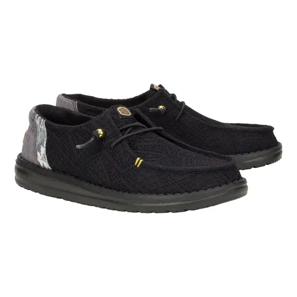 Wendy Boho Crochet - Black/Black