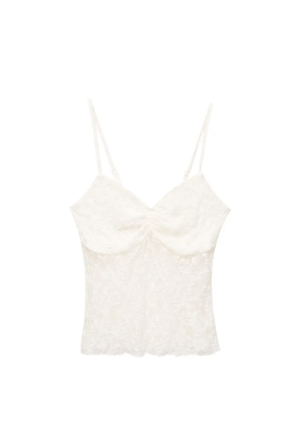 Lace top with straps