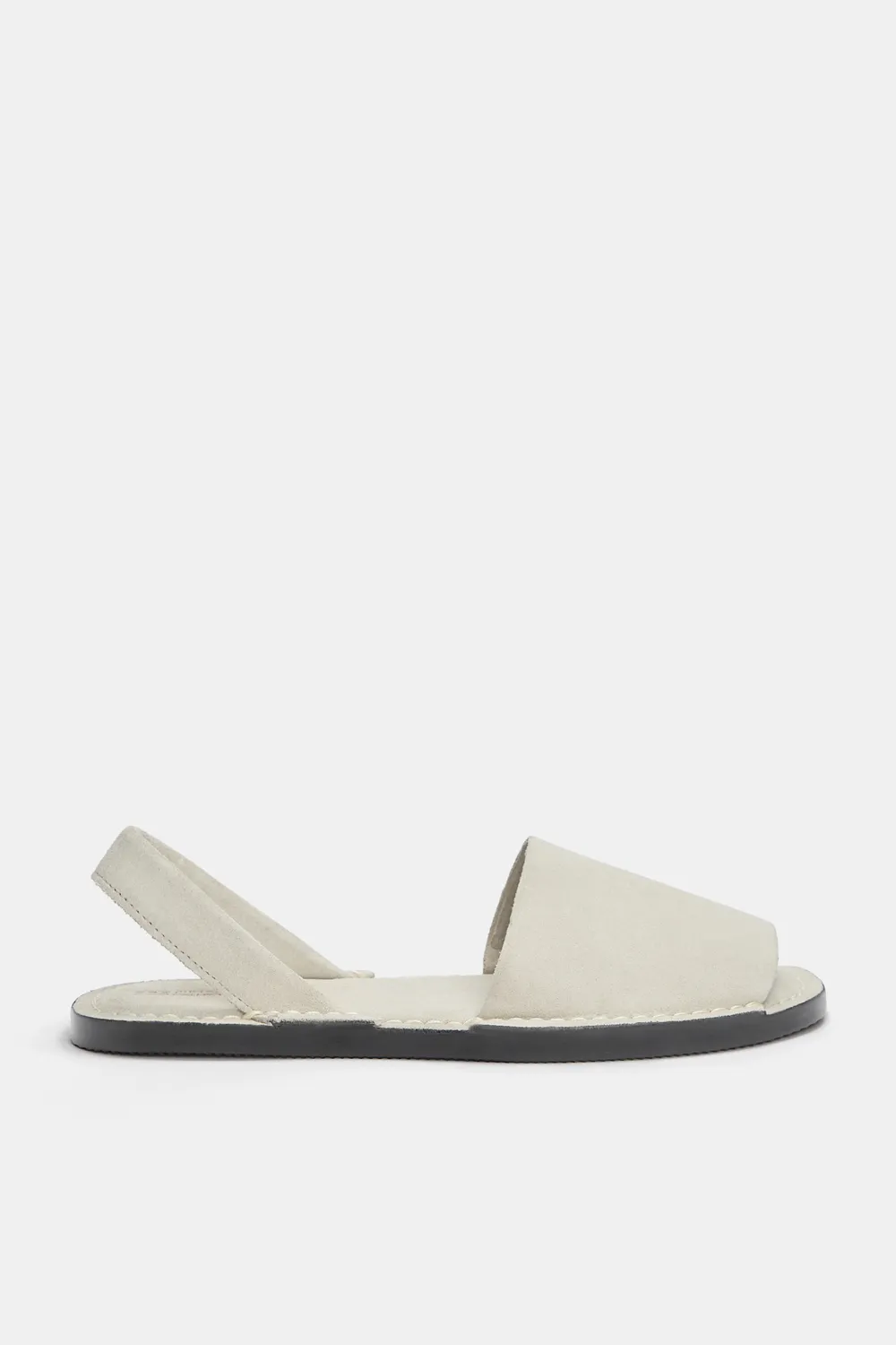 Sandalias planas piel