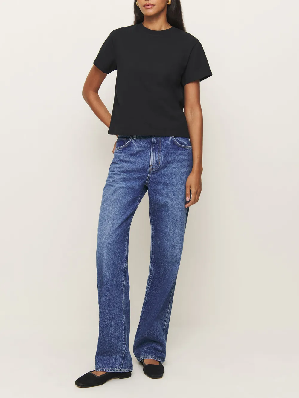 Loose Fit Crew Neck T-Shirt